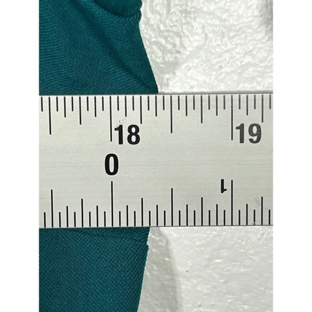 Banana Republic Teal Square Neck Bell Sleeve Shift Dress Size S - Picture 6 of 8